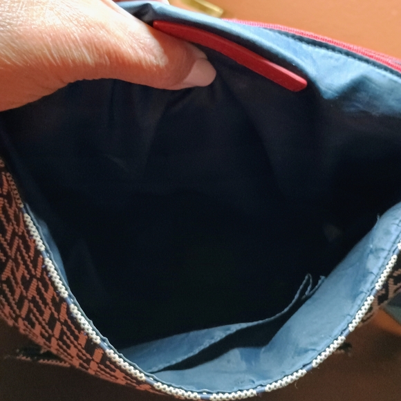 Tommy Hilfiger Blue and Red Monogram Backpack - Picture 8 of 8